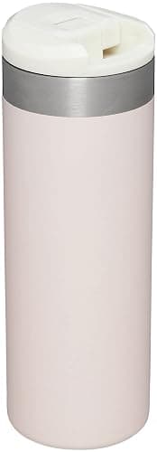 Stanley AeroLight Transit Bottle 16 oz | Locking Drink Through Lid | Leak Resistant Water Bottle or Coffee Travel Mug | Lightweight Insulated Stainless Steel | BPA-Free | Rose Quartz Glimmer thumbnail 4