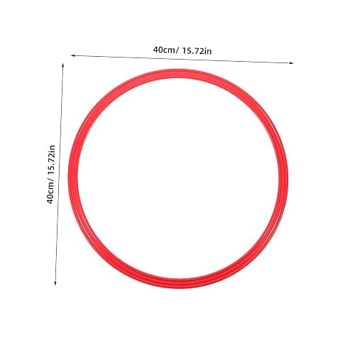 Abaodam 4pcs Soccer Agility Rings Training Hoops for Football Agility Training and Skill Development thumbnail 2