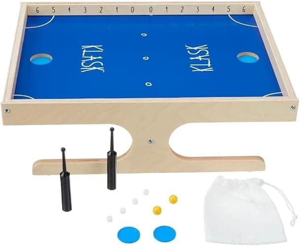 KLASK: The Magnetic Award-Winning Party Game of Skill - for Kids and Adults of All Ages That’s Half Foosball, Half Air Hockey thumbnail 9