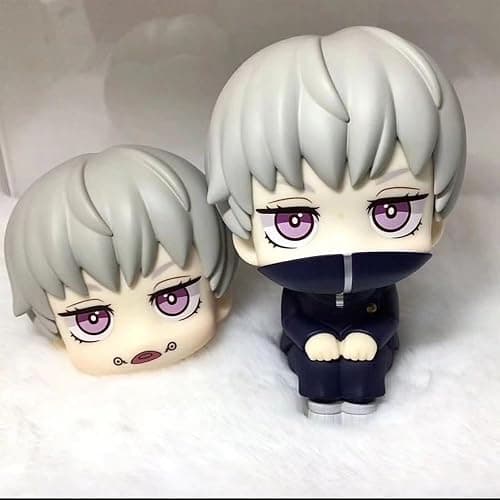 Puruuige Toge Inumaki Figure Anime Inumaki Toge Figurine 3.93'' Look Up Pose Model Statue PVC Cute Cake Topper Decoration thumbnail 2
