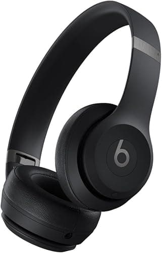 Beats Solo 4 - Wireless Bluetooth On-Ear Headphones, Apple & Android Compatible, Up to 50 Hours of Battery Life - Matte Black (Renewed Premium) - Image 1