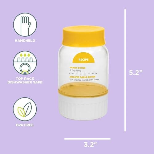 Chef'n 102-567-017 Buttercup Butter Maker, One Size, Lemon/Meringue - One Size thumbnail 3