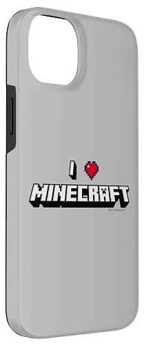 Minecraft I Heart Minecraft Logo Case for iPhone 14 Plus thumbnail 3