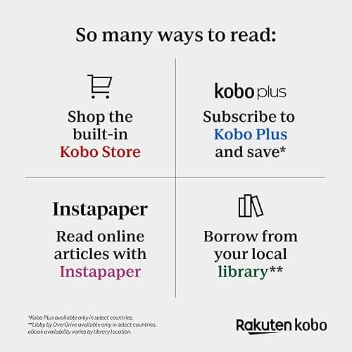 Kobo Clara Colour | Colour eReader | 6” Glare-Free Colour E Ink Kaleido™ 3 Display | Dark Mode Option | Waterproof | Audiobooks | 16GB of Storage | White thumbnail 10