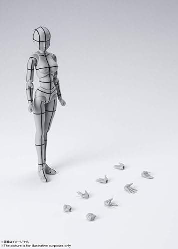 TAMASHII NATIONS - Body Chan -Wireframe-(Gray Color Ver.) -, Bandai Spirits S.H.Figuarts Action Figure thumbnail 7