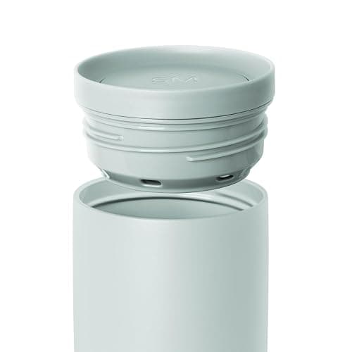 Simple Modern Travel Coffee Mug Tumbler with 360° Lid | Ceramic-Lined Insulated Stainless Steel Cold Brew Iced Coffee Cup | Gifts for Women Men Her Him | Voyager Signature | 16oz | Sea Glass Sage thumbnail 5