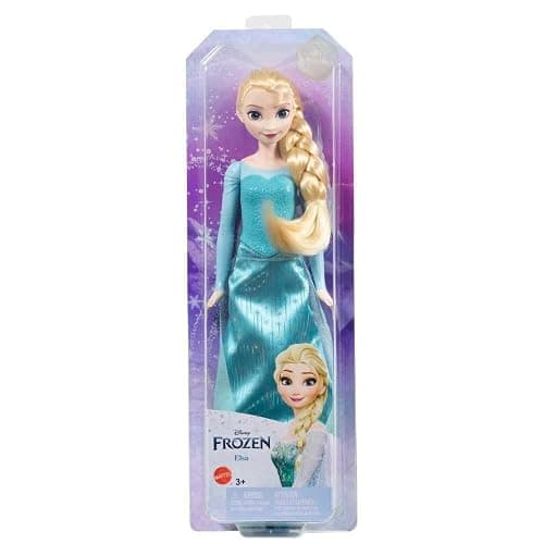 Mattel Disney Princess Dolls, Elsa Posable Fashion Doll with Signature Clothing and Accessories, Disney's Frozen Movie Toys thumbnail 7