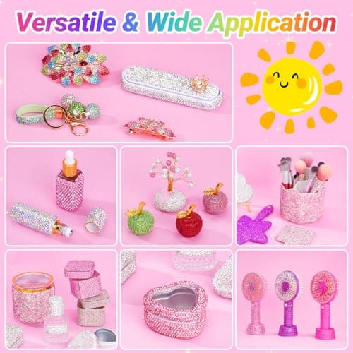 46000Pcs 42 Colors Jelly Rhinestones for Bedazzling, Resin Multicolor 3mm Flatback Gems for Crafting, Bedazzler Kit with 3Pcs 15ml B7000 Jewelry Glue for Crafts Clothes Book Shoes Nail Diamond Art thumbnail 5