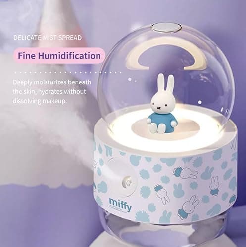 Miffy Crystal Ball Mist Humidifier - Romantic Gift Choice-(White Blue) thumbnail 2