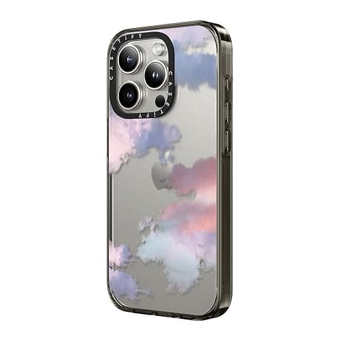 CASETiFY Impact Case for iPhone 12 Pro Max - Clouds White - Clear Black thumbnail 5