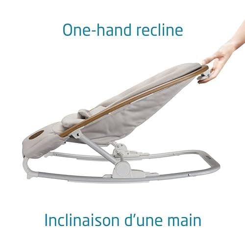 Maxi-Cosi 2-in-1 Kori Rocker, folds flat, travel, washable fabrics, Sand Horizon - Horizon Sand thumbnail 4