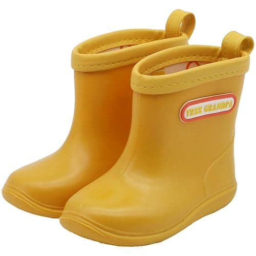 Toddler Rain Boots Baby Rain Boots Short rain Boots for Toddler Easy-on Lightweight and Waterproof - Image 1
