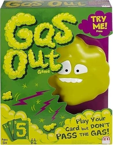KImioLIss Gas Out, Gas Out Game for Kids, Gas Out for Kids, Family & Game Night, Hilarious Electronic Fart Sounds from a Plastic Gas Cloud - Image 1
