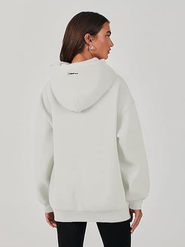 Lynkiss Women's Oversized Hoodies Long Sleeve Solid Heavy Pullover Tops Loose Sweatshirt with Pocket thumbnail 3