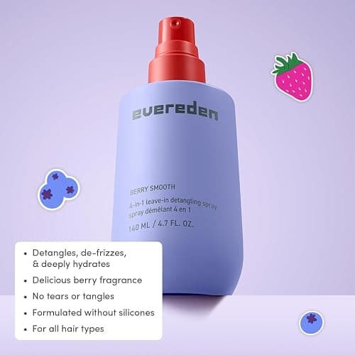 Evereden Kids Travel Set, 5-Piece Skin & Hair Care, TSA-Friendly, Kids 3+ | Dermatologist-Tested, Travel Size Kids Face Cream, Face Wash, Kids Shampoo, Conditioner & Detangling Spray With Travel Bag thumbnail 2