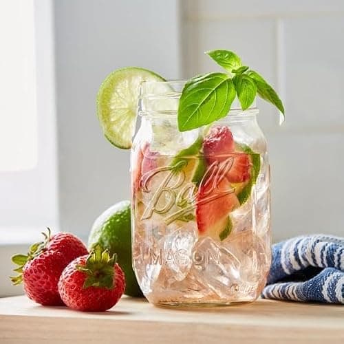 Ball Regular Mouth Glass Mason Jars with Lids and Bands, Used for Canning (Pint, 16 Ounce (Pack of 6)) thumbnail 7