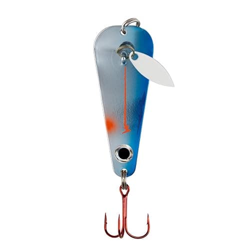 Northland Tackle Ice Fishing Thumper Spoon, Stamped Brass Flutter Spoon Ice Fishing Lure for Walleye, Crappie, & More, 10 Colors, 1/16 Oz, 1/8 Oz, 3/16 Oz, ¼ Oz Lure Sizes - Image 1