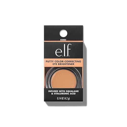 e.l.f. Putty Color-Correcting Eye Brightener, Under-eye Brightener & Primer Reduces Appearance Of Dark Circles, Vegan & Cruelty-Free, Light/Medium thumbnail 6