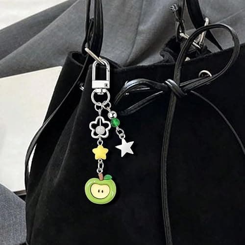 DAMOWANG 2pcs Fruit Key Chains Women Cute Keychains Stylish Key Chain Phone Charm Bag Charms Womens Keychain Accessories thumbnail 6