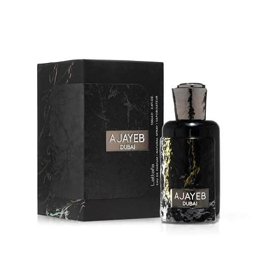 Lattafa Ajayeb Dubai Eau de Parfum Spray for Men, 3.4 Ounce thumbnail 3