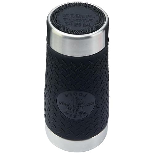 Klein Tools 55580 Stainless Steel Tumbler with Flip-Top Lid, Insulated 20 Oz. Tradesman's Double Wall Vacuum Mug, Slip-resistant Sleeve thumbnail 12