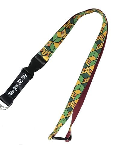 Demon Slayer: Kimetsu No Yaiba Anime Giyu Tomioka ID Badge Holder Breakaway Lanyard w/Rubber Keychain thumbnail 3
