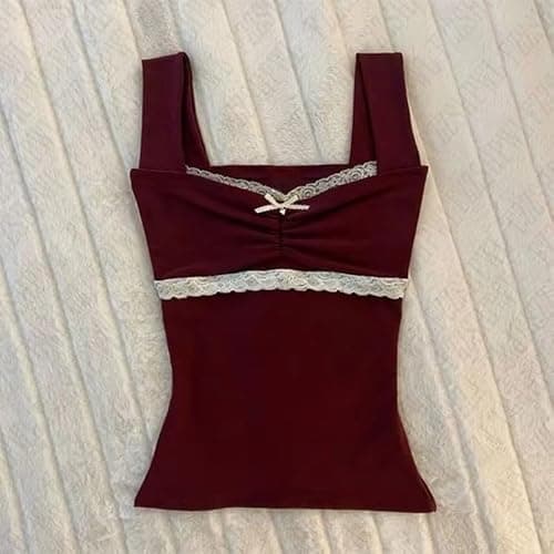 Damen Sexy Spaghettiträger Tops - Vintage Y2K Geparden-Print Cropped Camisole Slim Fit Ärmelloses Tank Top für Sommer Sexy Casual Streetwear Ausgehen Party Emo Grunge thumbnail 2