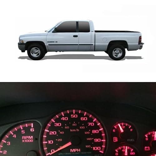 WLJH Red Instrument Panel Gauge Cluster Dash Lights Full Led Light Package Kit for Dodge Ram 1500 2500 3500 1994-2001, Pack of 20 - Image 1