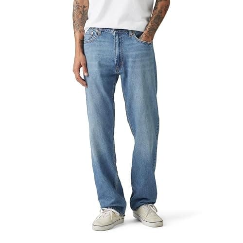 Levi's Mens 555 Relaxed Straight Fit Jean - Image 1