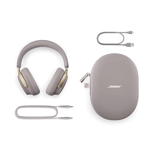 Bose QuietComfort Ultra Wireless Noise Cancelling Over-Ear Headphones - Sandstone, Base thumbnail 5