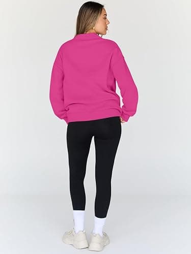 Trendy Queen Womens Oversized Sweatshirts Turtleneck Pullover Long Sleeve Hoodies Tops Fall Fashion Outfits 2025 Clothes thumbnail 4