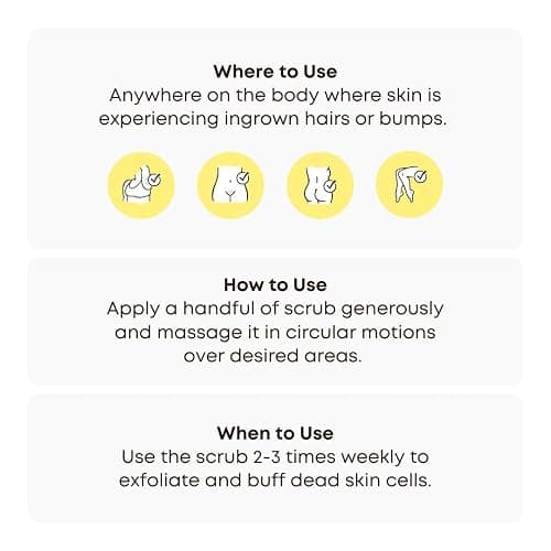 Bushbalm Dark Spot Exfoliating Scrub - Natural Body Scrub Exfoliant to Hydrated, Soften and Enhance Glow in Skin - Bermuda 236 ml thumbnail 9