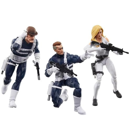 Marvel Legends Series S.H.I.E.L.D. Nick Fury Jr., Sharon Carter, and Dum Dum Dugan Action Figures thumbnail 3