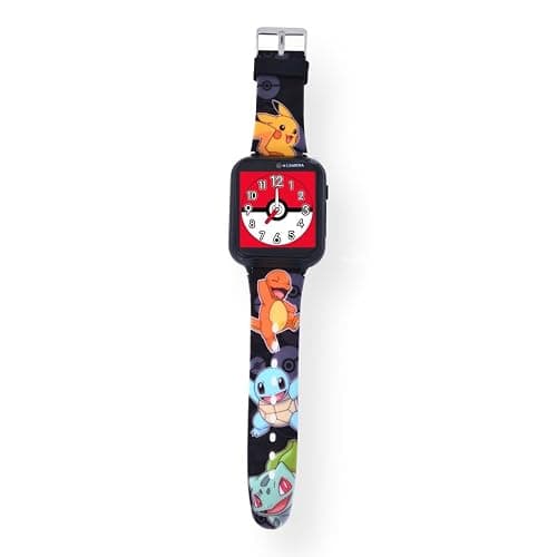 Pokémon Interactive Kids Smartwatch – Touchscreen Watch with Games, Camera, Voice Recorder, Step Tracker, Alarm & Timer – 10 Pokémon Watch Faces, USB Rechargeable – Fits Wrists 5.5" to 8" thumbnail 7