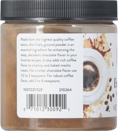 King Arthur Espresso Powder: Premium Baking Extract for Rich Chocolate Flavoring, 3 oz Reusable Jar, Kosher Certified - Enhance Your Desserts with Instant Coffee Intensity thumbnail 12