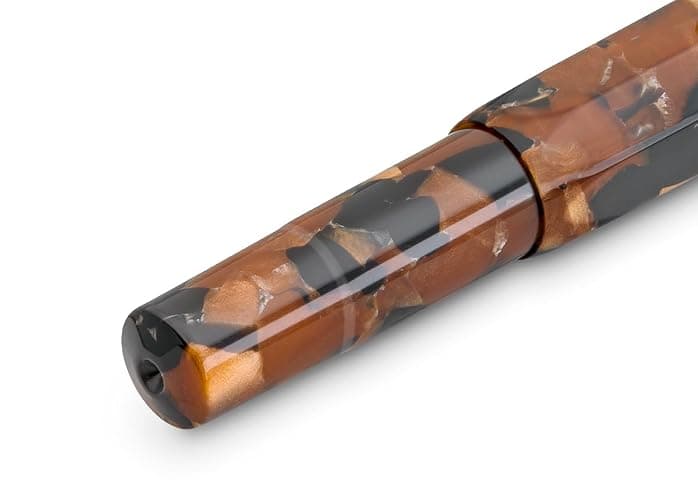 Kaweco ART SPORT Fountain Pen Hickory Brown - Exclusive Acrylic With Steel Nib, Metal Box - 12.5 cm, F (Fine) thumbnail 5
