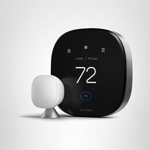 ecobee Smart Thermostat Premium with Smart Sensor and Air Quality Monitor - Programmable Wifi Thermostat - Works with Siri, Alexa, Google Assistant, Black thumbnail 19