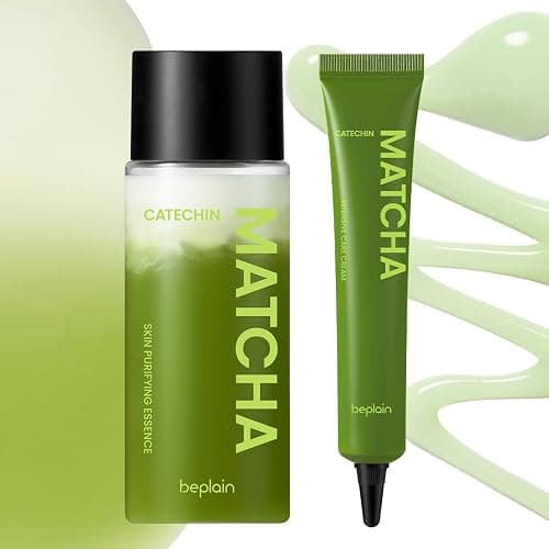 beplain Matcha Catechin Skin Purifying Essence for Face | Hydrating & Balancing Facial Essence for Glowy Skin | Suitable for Sensitive Skin | K-Beauty (5.07 fl oz / 150 ml) (Matcha Catechin Duo) - Image 1