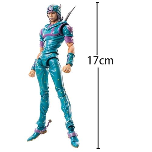 YLEAFUN JJBA Figure Johnny Joestar Figure Super Action Statue with Interchangeable Parts and Movable Joints Figurine Anime Collectibles Model,17cm thumbnail 3