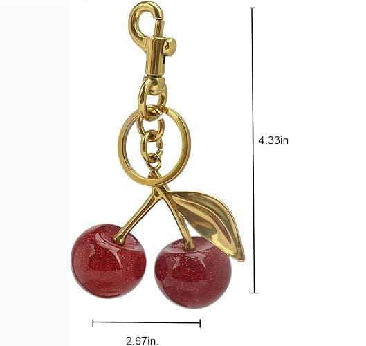 Unistybag Purse Extender Chain Vintage Bag Extender Chains Cherry Bag Charms Handbag Strap Replacement Chain for Women Handbag thumbnail 2