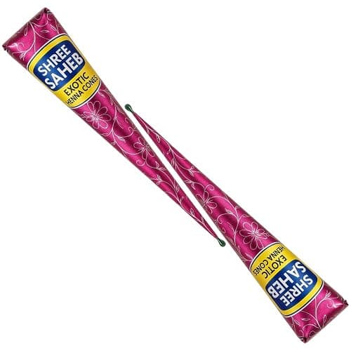 SHREE SAHEB | Henna Paste Cones – 100% Natural & Chemical Free – Ready to Use Pre-Filled Henna Cones Brownish for Hair Color– Pack of 3 (90 g) thumbnail 2