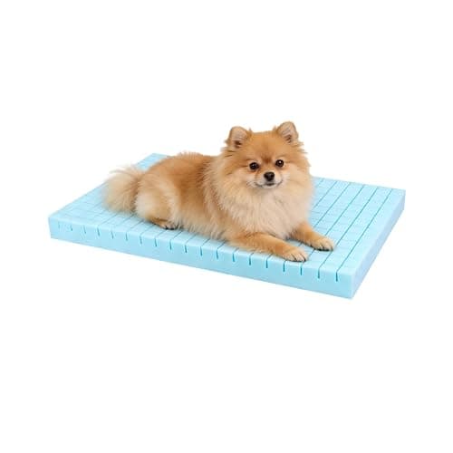 Flex Grid Memory Foam Dog Bed for Large Dogs, Large Washable Dog Bed with Removable Cover, Flex Grid Memory Foam Support & Anti-Slip Bottom, Joint Relief Pet Sleeping Mat for Dogs (Grey, Medium) thumbnail 2