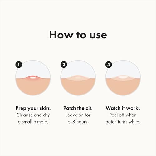 Mighty Patch Mini Invisible+ Patches - X-Small Daytime Hydrocolloid Acne Pimple Patches for Covering Zits & Blemishes, Blends Into Skin & Barely There (30 Count, 10mm Patch) thumbnail 8