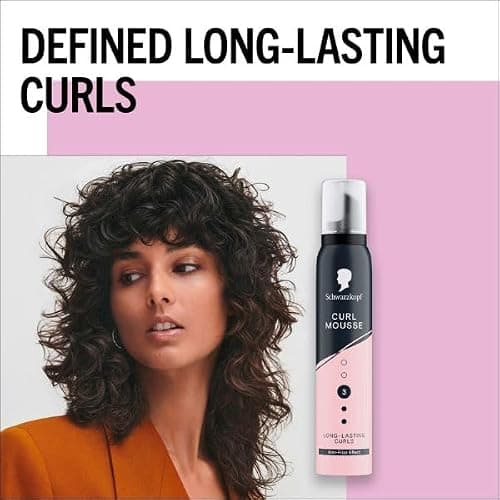 Schwarzkopf Mousse Curl 200 ml, Hold Level 3, Mousse for Curly Girl Method, Long Lasting Curls, Anti-Frizz Effect, Vegan Formula* thumbnail 2