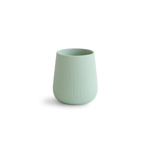 mushie Silicone Baby Starter Training Cup | 6 Months+ (Cambridge Blue) - Cambridge Blue - Image 1