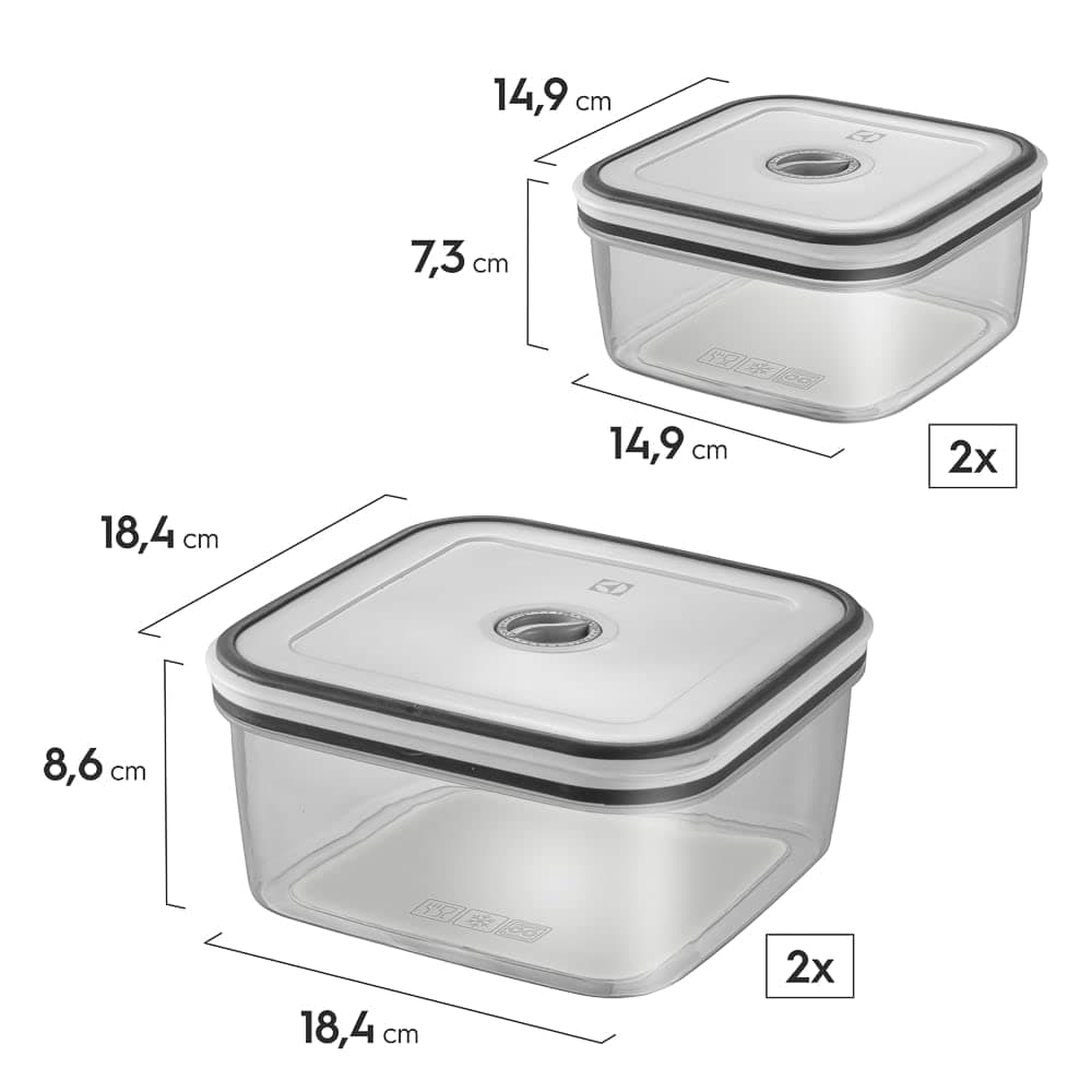 Electrolux, Pote Hermetico, 12 unidades, A23122901, cinza thumbnail 4