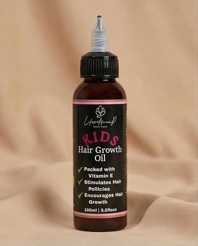 Lifewitqueep Kids Hair Growth Oil, Vitamin E, Stimulates Hair Follicles, 100ml - Image 1