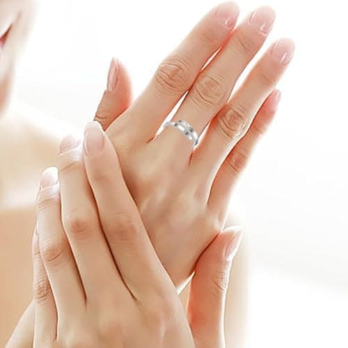 Trust God Cross Ring For Women, Silver Faith Over Fear Inspirational Rings, Adjustable Stainless Steel Religious Faith Rings Jewelry for Women and Men thumbnail 5