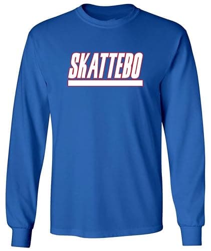 Long Sleeve Skattebo New York Logo Shirt T-Shirt Mens Long Sleeve - Image 1