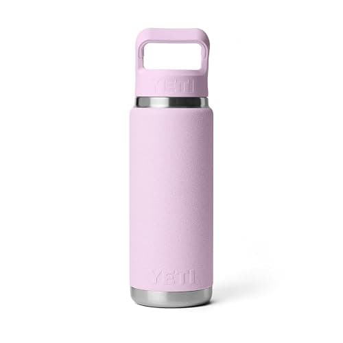 YETI Rambler 26 oz Bottle, Vacuum Insulated, Stainless Steel with Color Matching Straw Cap thumbnail 5